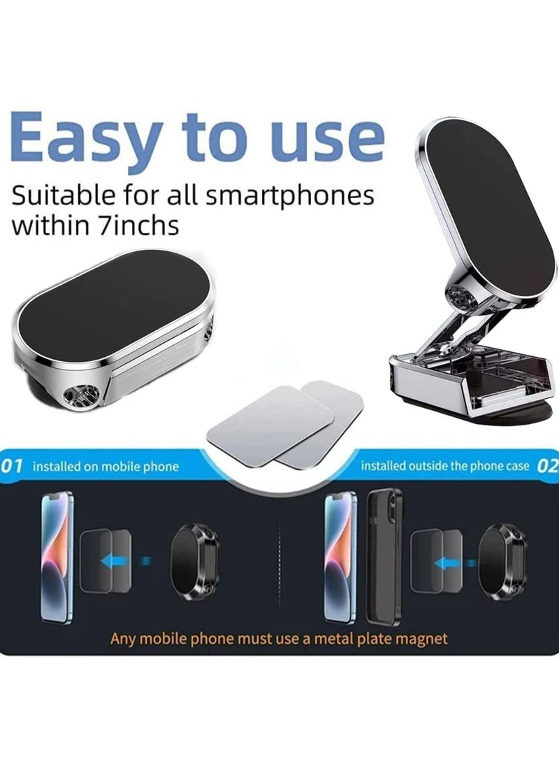 Generic Magnetic Phone Car Mount Holder Compatible With All Phones  - Image 3