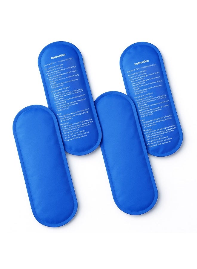KISSUN 4 Pack Medical Ice Pack TSA Approved | Travel Ice Bag Insulin Cooler Case for Medications Refrigerated - Image 1