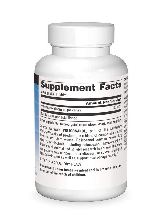 Source Naturals Policosanol 20 Mg Tablet 60 Count - Image 3