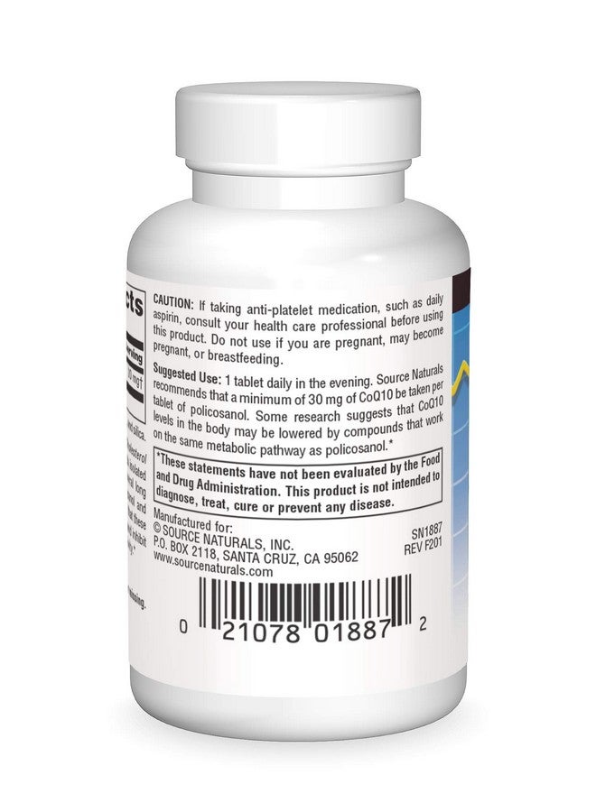 Source Naturals Policosanol 20 Mg Tablet 60 Count - Image 2