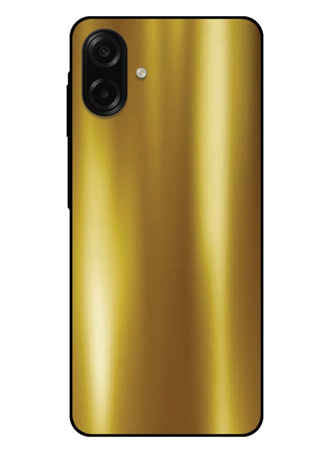 الصيد العين غطاء حماية مطبوع لهاتف سامسونج جالاكسي A07 4G - بتلات ذهبية - Image 1
