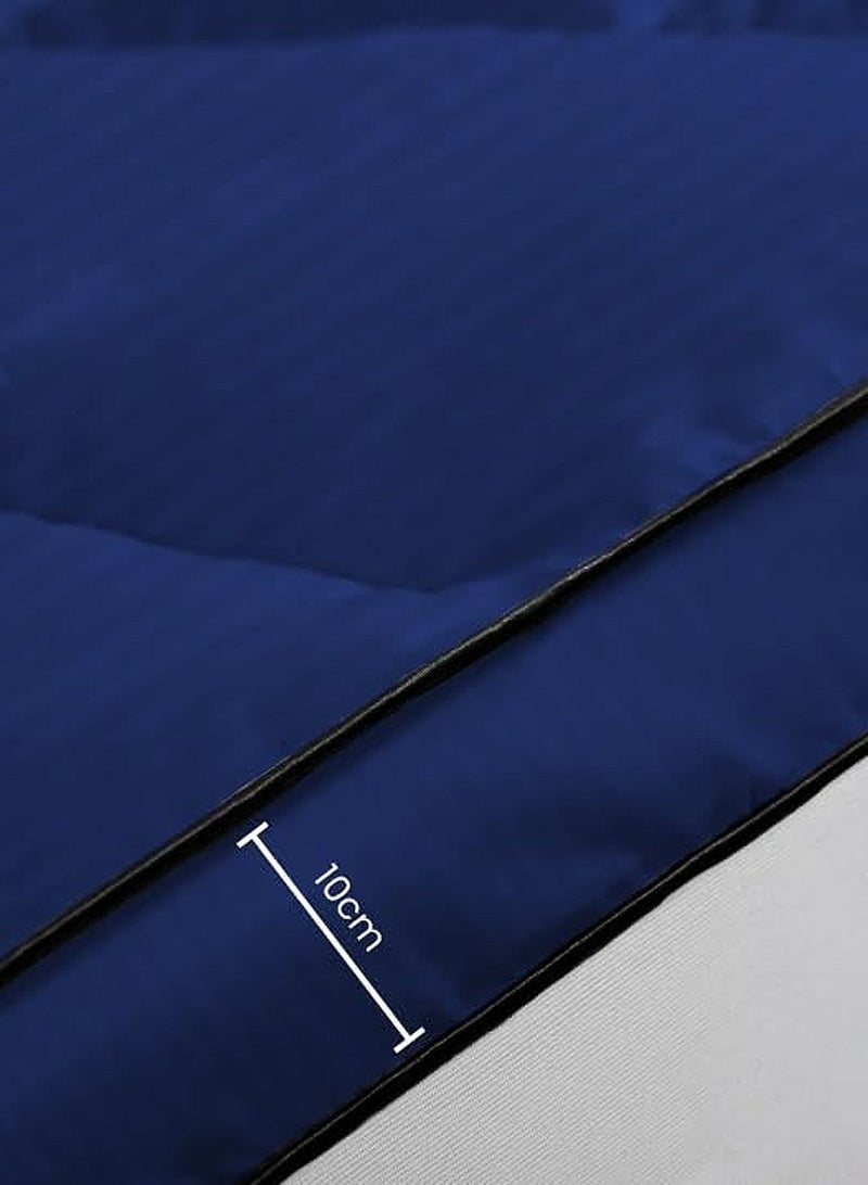 The Home Mart Home Mart Ultra-Plush 4-Inch Hotel Mattress Topper (160x200 cm) – 900 GSM Microfiber Fill, Firm Support, Super Soft Brushed Fabric, Deep Pocket Design with 4-Way Stretch Elastic Straps  - Image 4