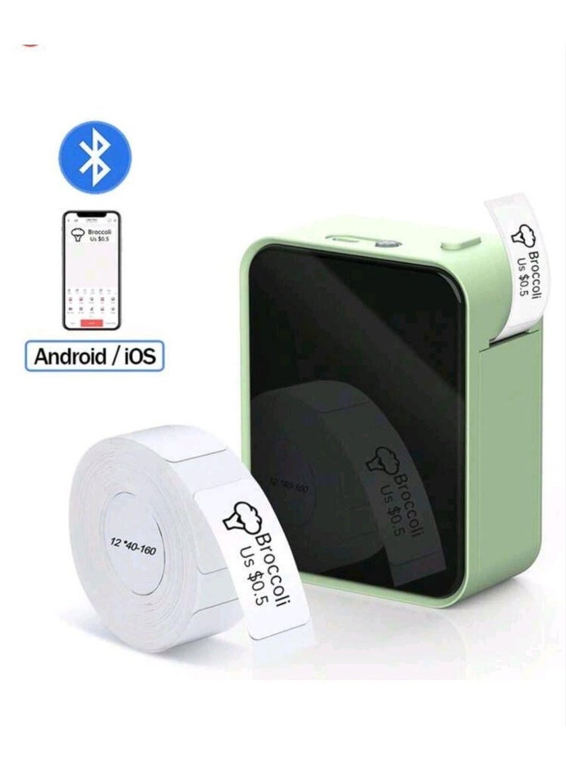 ماركليف Marklife P15 Mini Label Printer, Wireless Thermal Portable Label Printer, Self-Adhesive Name Tag Maker, Suitable For Home, School, Kitchen And Office Labeling, Compatible With IOS And Android Systems - Image 1
