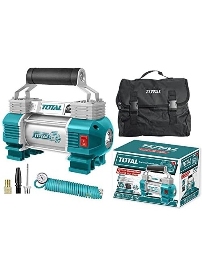 توتال كمبرسور هواء أوتوماتيكي 12 فولت 2 مكبس - Image 2