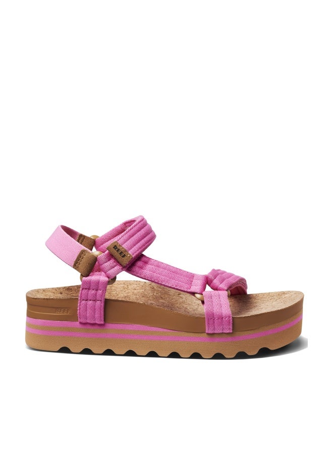 Reef Cushion Rem Hi Womens Platform Sandal, Adjustable Strap, Arch Support and Heel Cupping, Malibu, 8 - Image 1