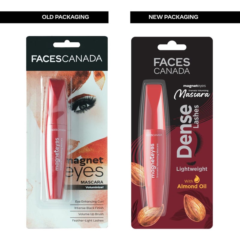 Facescanada Faces Canada Volumizing Mascara | Lightweight Formula with Almond Oil for Nourished, Dense & Fuller Looking Lashes | Smudge Proof, Long Lasting Eye Makeup | 0.32 Fl Oz (9.5ml) - Image 5