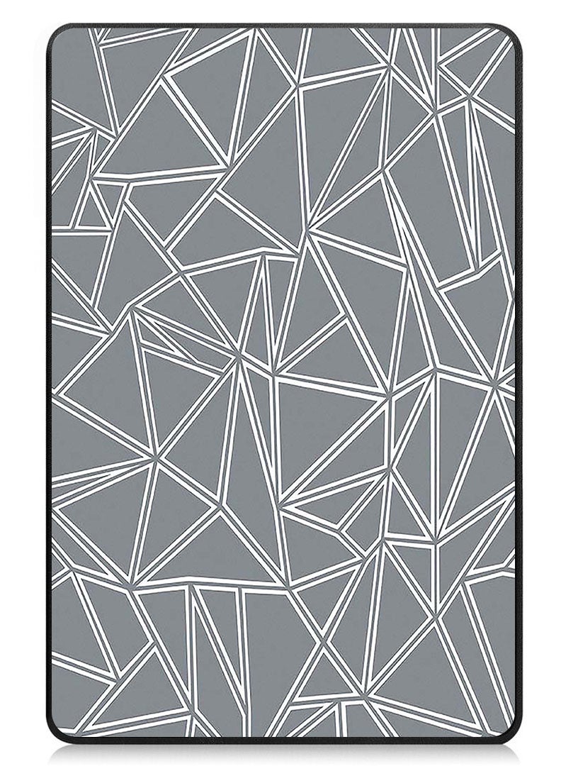 Theodor Protective Flip Case For Huawei MatePad 11 (2023) With Trifold Stand Auto Wake Sleep Shockproof Cover Grey white pattern - Image 1