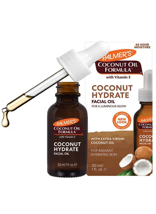 PALMER'S Palmer’s Coconut Oil Formula Coconut Monoi Luminous Hydration Facial Oil, 1 Ounce  - Image 1