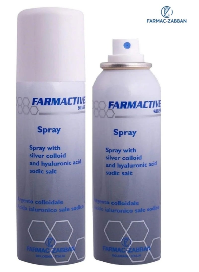 FARMAC ZABBAN Pharmactive Silver Therapeutic Spray for Diabetic Foot, Bed Sores, Wounds, Burns and Post-Surgical Wounds 125ml - Image 3
