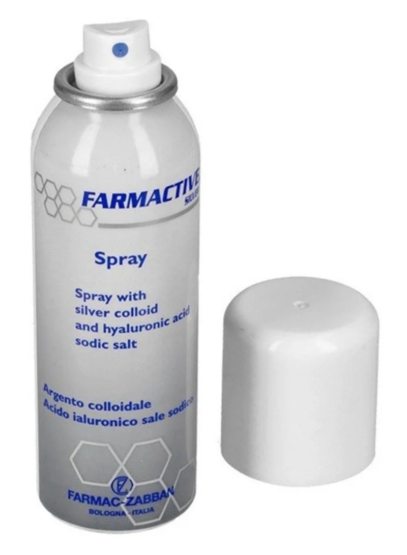 FARMAC ZABBAN Pharmactive Silver Therapeutic Spray for Diabetic Foot, Bed Sores, Wounds, Burns and Post-Surgical Wounds 125ml - Image 4