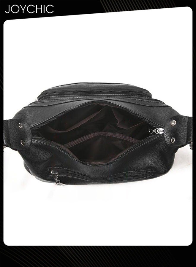 Joychic حقيبة كتف نسائية جلدية مقاومة للماء ومقاومة للاهتراء مع جيوب متعددة خفيفة الوزن مع أحزمة قابلة للتعديل - Image 5