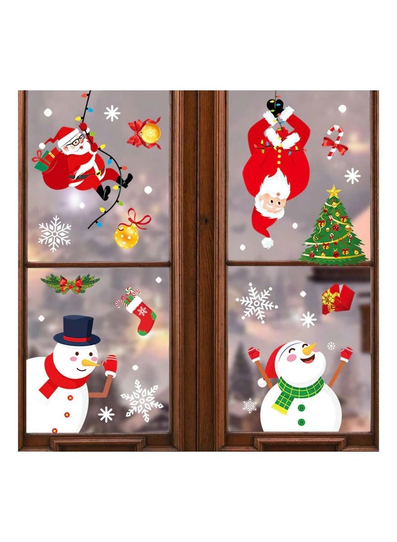 Highland 10 Sheets Christmas Sticker Decorations for Windows  - Image 5