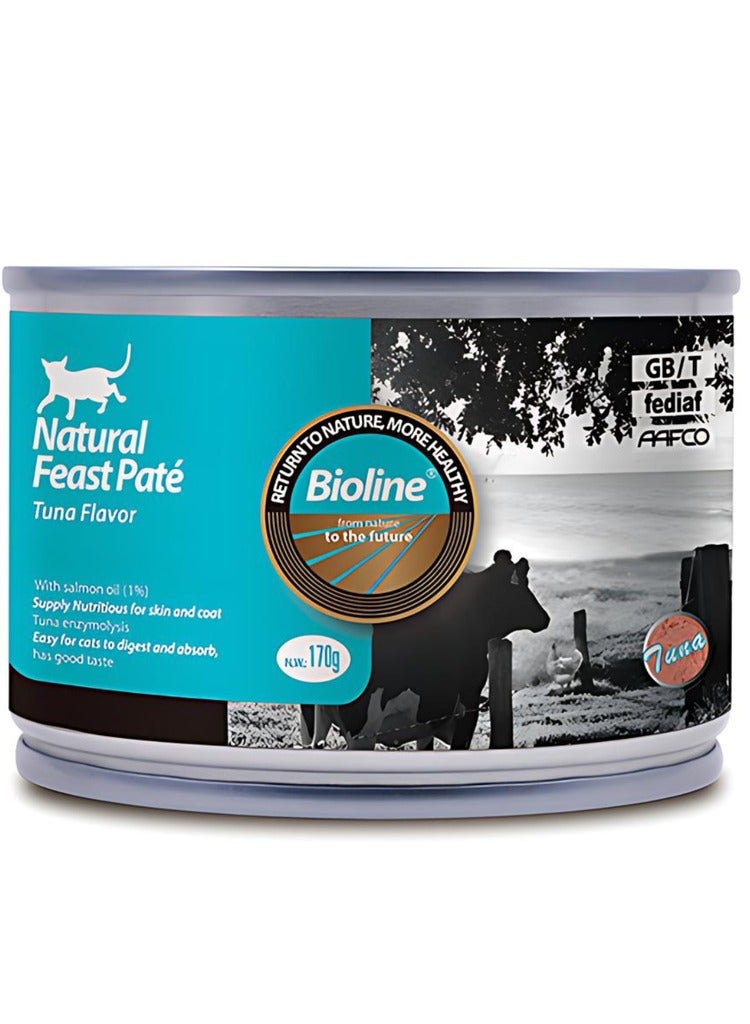 BIOLINE NATURAL FEAST PATE TUNA FLAVOR