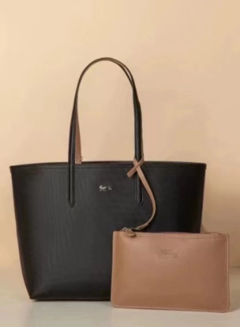 Anna Reversible Bicolour Tote Bag M  - Image 2
