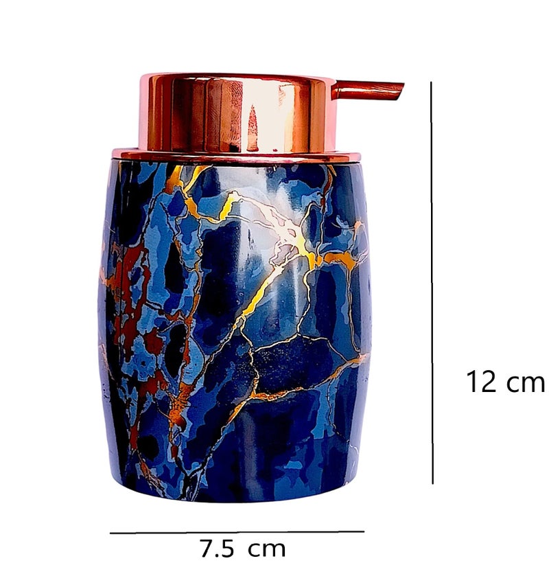 LAGET® Soap Dispenser Bottle for Bathroom handwash Liquid soap Bottle Marble Design Black (250 Ml) - Image 3
