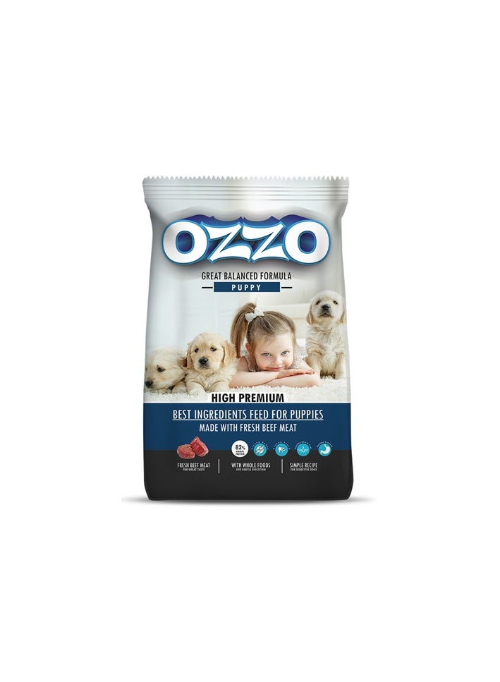 OZZO Puppy Premium Dry Food – Complete Nutrition for Growing Puppies, Rich in Omega Fatty Acids and Beta-Glucans. From Varmacy - Image 1