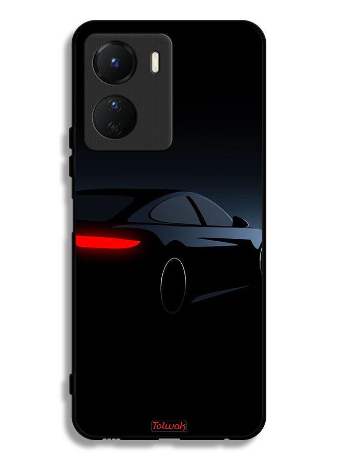 Tolwak Vivo Y16 Protective Case Cover Dark Car - Image 1