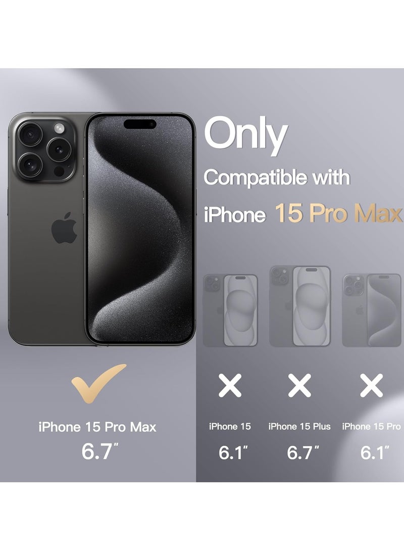 DUSALA iPhone 15 Pro Max Case, Liquid Silicone Phone Case for iPhone 15 Pro Max 6.7 Inch, Colorful Silky-Soft Protective Cover (Black) - Image 2