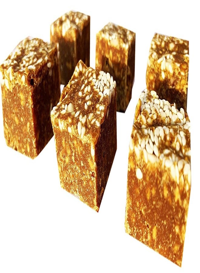 SENO Jaggery Cubs with Sesame and Roasted Peanuts, Gud with Till and Mumfali, Bellam, Khasta Gajak/Gur Gajak/Khasta Gajak - 500 Gms - Image 4