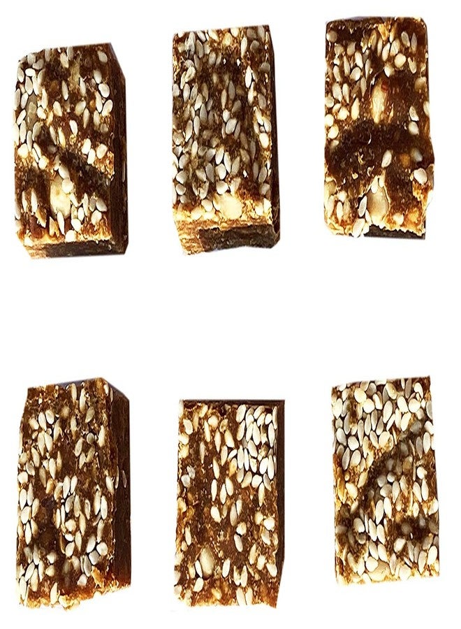 SENO Jaggery Cubs with Sesame and Roasted Peanuts, Gud with Till and Mumfali, Bellam, Khasta Gajak/Gur Gajak/Khasta Gajak - 500 Gms - Image 3