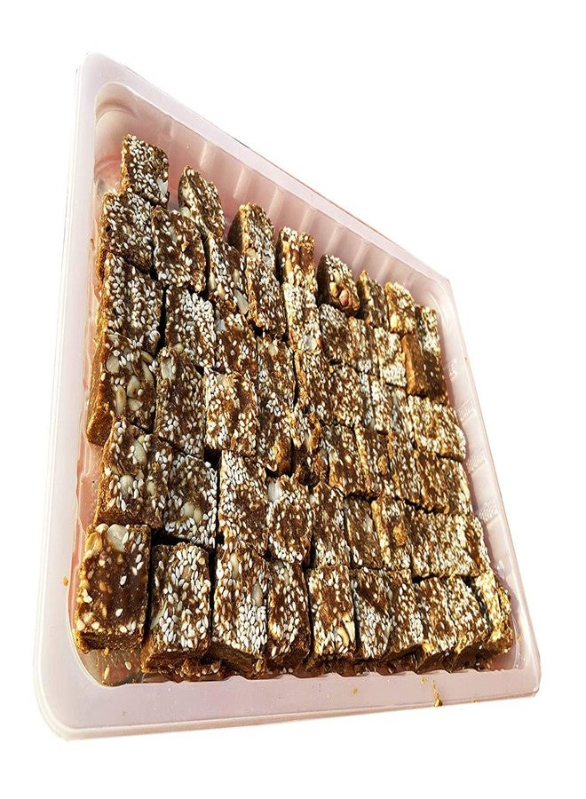 SENO Jaggery Cubs with Sesame and Roasted Peanuts, Gud with Till and Mumfali, Bellam, Khasta Gajak/Gur Gajak/Khasta Gajak - 500 Gms - Image 5