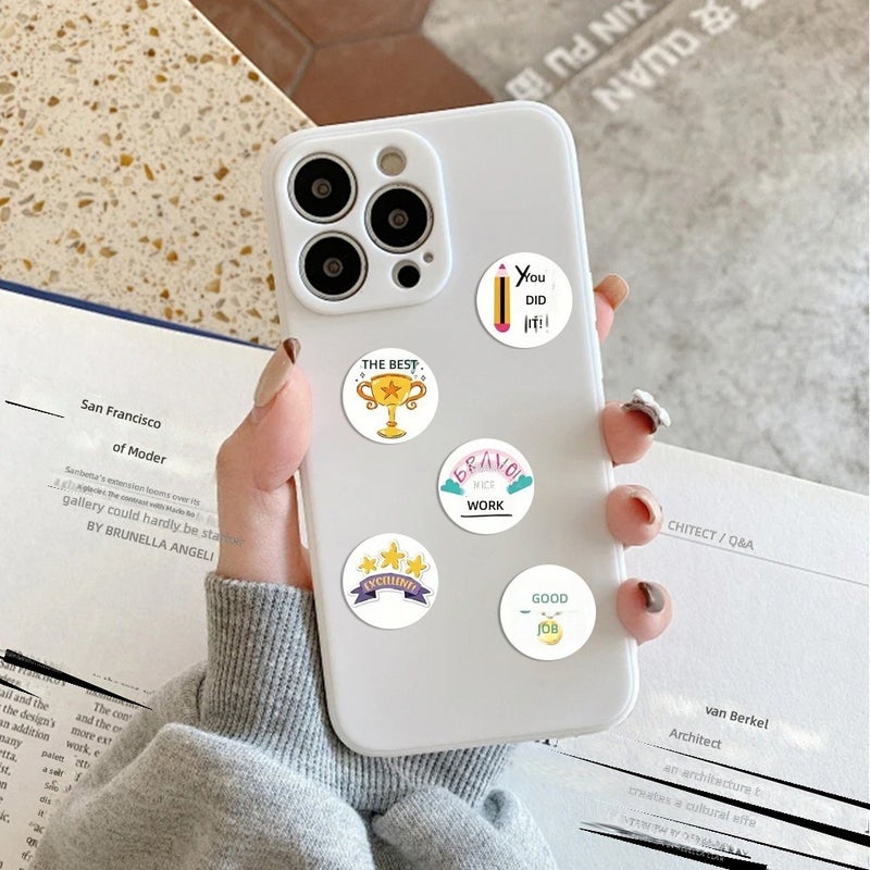Cross-border cute cartoon animals children encourage English stickers, stickers, rewards, small labels, spot  wholesale - Image 5