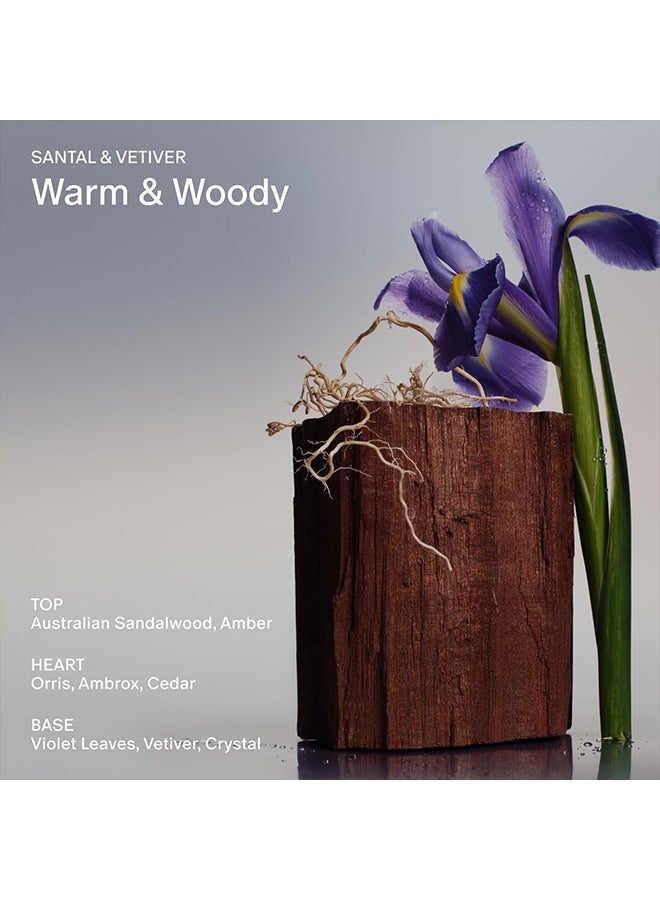 سولت اند ستون Santal & Vetiver مزيل عرق طبيعي فائق القوة للنساء والرجال ، خالي من الألومنيوم مع مستخلصات الأعشاب البحرية ، زبدة الشيا والبروبيوتيك ، خالي من البارابين والكبريتات والفثالات - Image 5