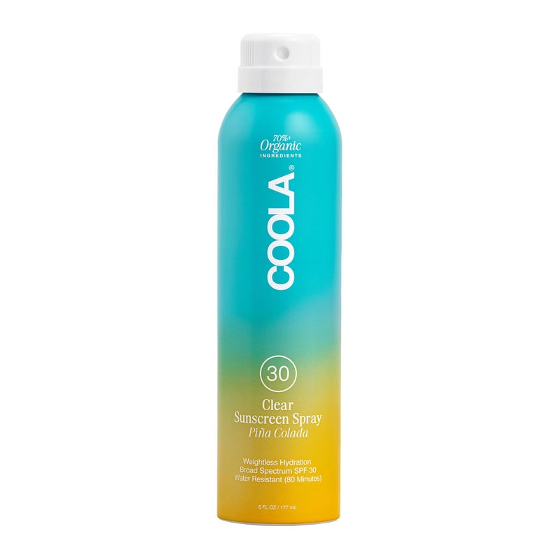 COOLA Organic Sunscreen SPF 30 Sunblock Spray, Dermatologist Tested Skin Care for Daily Protection, Vegan and Gluten Free, PiÃ±a Colada, 6 Fl Oz - Image 1