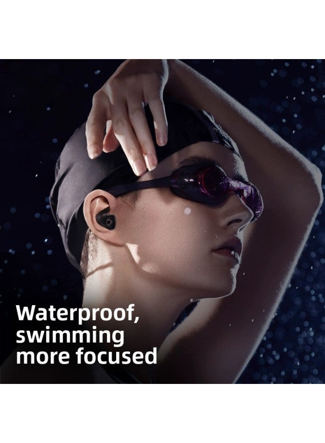 Swimming Earplugs Spiral Waterproof Noise Reduction Sports Earplugs Silicone Comfortable Fashion Swimming Equipment Direct Sales-Color:Black-boxed