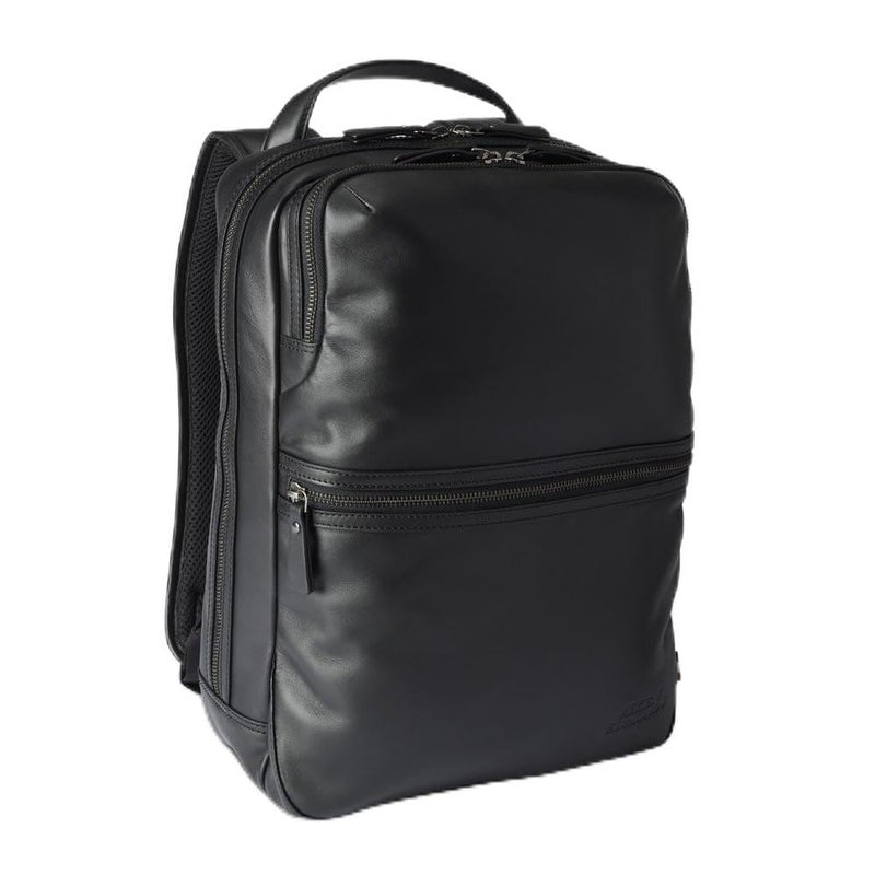 Allen Edmonds Mens Black Leather Backpack - Image 2