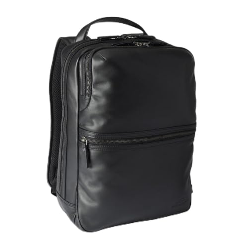 Allen Edmonds Mens Black Leather Backpack - Image 1