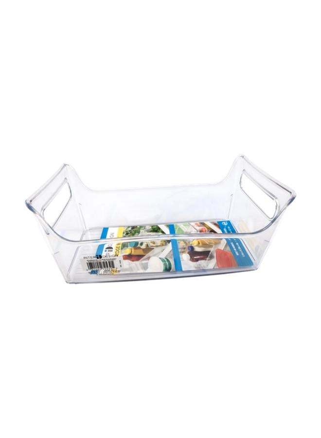 InterDesign Fridge Bin Condiment Caddy Clear 72530 - Image 1