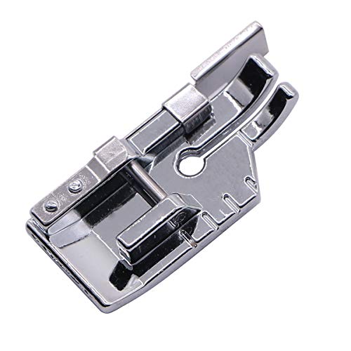 Stormshopping 1/4'' (Quarter Inch) Quilting Patchwork Sewing Machine Presser Foot with Edge Guide for All Low Shank Snap-On Singer, Brother, Babylock, Euro-Pro, Janome, Juki, Kenmore, New Home, White, Simplicity - Image 2