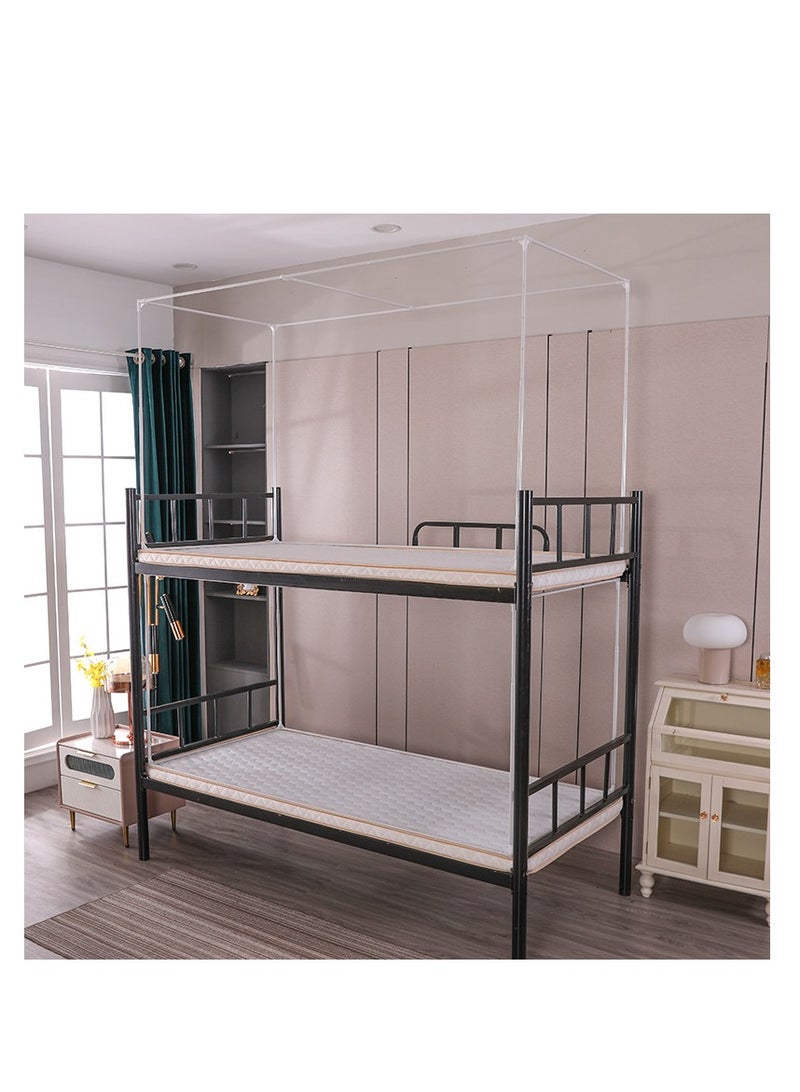 Bluejw Baking Paint Telescopic Bracket Student Shading Bed Curtain Mosquito Net Rod High Load-bearing Thickened Dormitory Upper And Lower Balls Universal Shelf  - Image 1