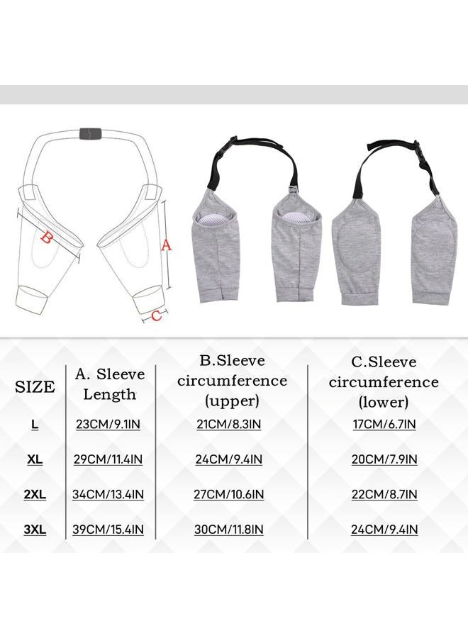 IDOMIK Dog Recovery Suit for Front Legs, Dog Recovery Sleeves After Surgery with Elastic Band, Soft Protective Elbow Braces for Medium Large Dogs, Cone Collar Alternative to Stop Licking Leg Wounds,Grey,XL - Image 2