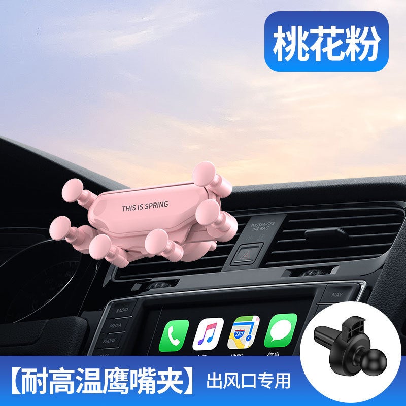 Car Phone Holder for Fits Most Smartphones Black finish for Desk Setup - Image 1