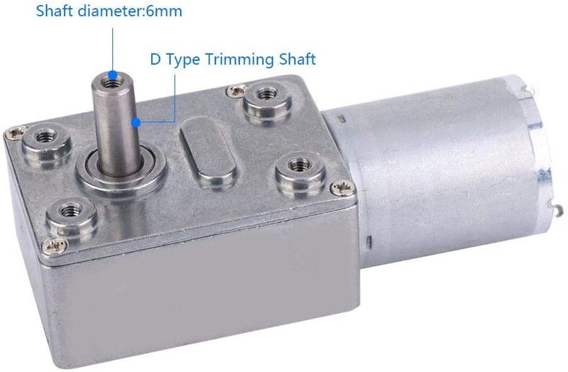 Worm Motor, Low Noise Motor, DC24V High Torsion Nesting Machine for Range Hood(24V, 10RPM) - Image 5