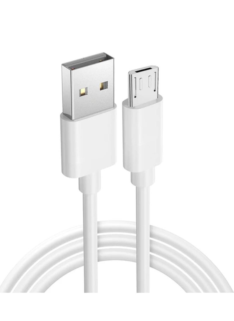 traditious Micro USB Cable 1M, Quick Charger Cable, USB to Micro USB Android Charging Cord for PS4 Controller, Samsung S7 S6, Note 6, LG, Nexus, Nokia – White  - Image 1
