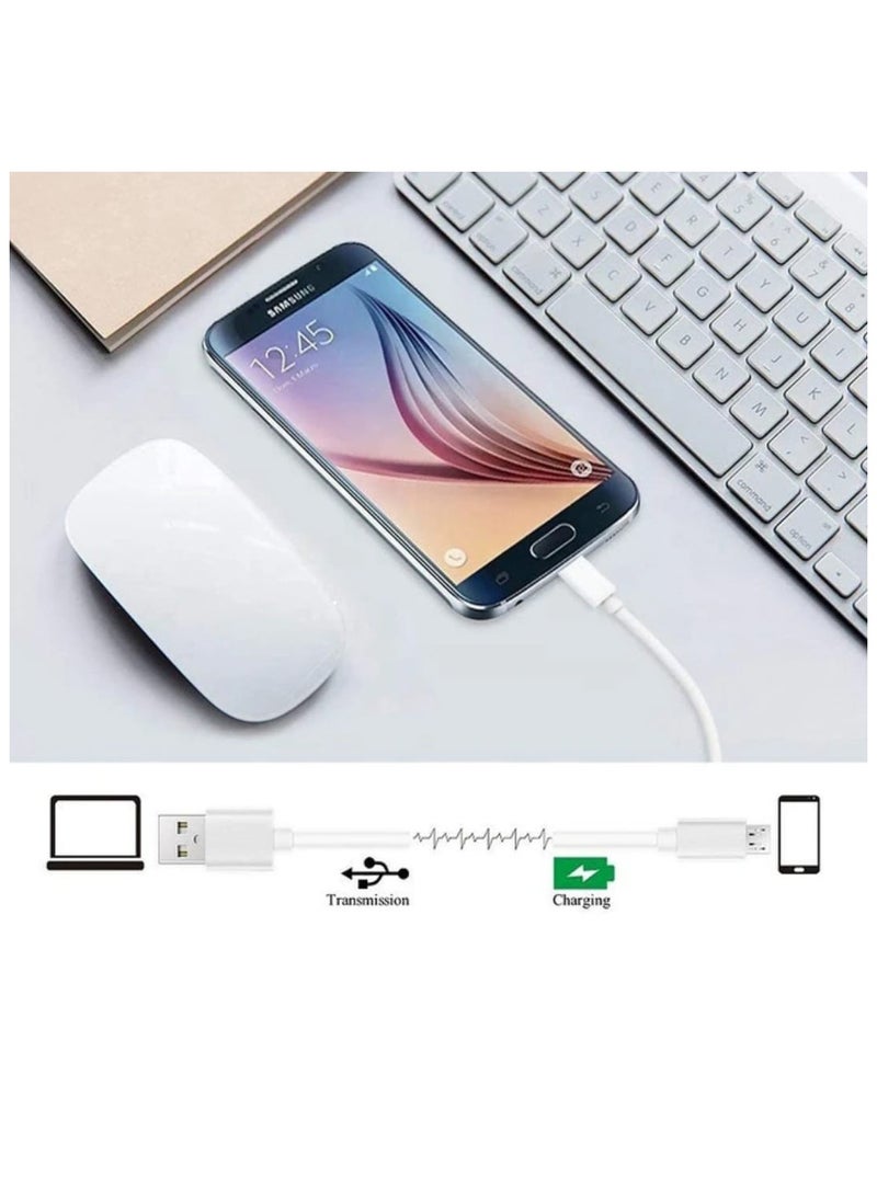 traditious Micro USB Cable 1M, Quick Charger Cable, USB to Micro USB Android Charging Cord for PS4 Controller, Samsung S7 S6, Note 6, LG, Nexus, Nokia – White  - Image 3