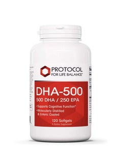 Protocol For Life Balance Protocol Dha 500Mg Epa 250Mg Omega 3 Fish Oil Heart And Brain Booster 120 Softgels  - Image 2