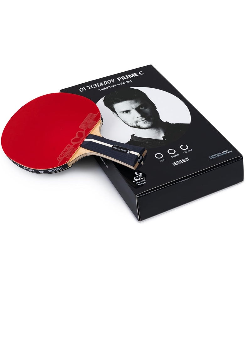 Butterfly  Ovtcharov Series Table Tennis Racket Professional Butterfly Table Tennis Racket for Ambitious Table Tennis Players ITTF Approved for Competitions Extremely Grippy/Sticky Pads for Maximum Spin 44906901011104 - Image 1