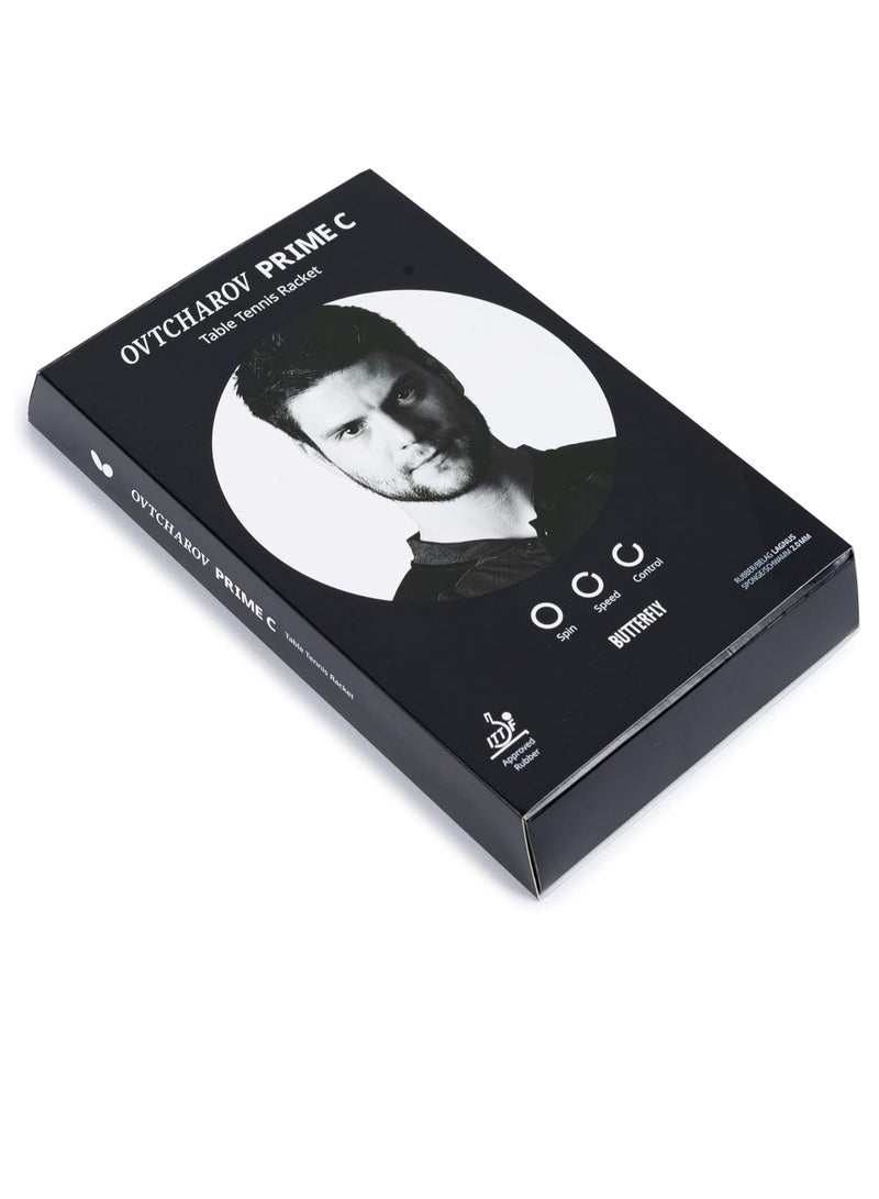 Butterfly  Ovtcharov Series Table Tennis Racket Professional Butterfly Table Tennis Racket for Ambitious Table Tennis Players ITTF Approved for Competitions Extremely Grippy/Sticky Pads for Maximum Spin 44906901011104 - Image 5