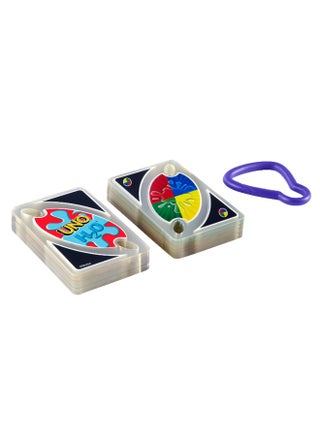 UNO H20 to GO, water resistant cards game, to take to the beach and to snow holidays, extra durable 108 cards, ages 7+, P1703 - view 5
