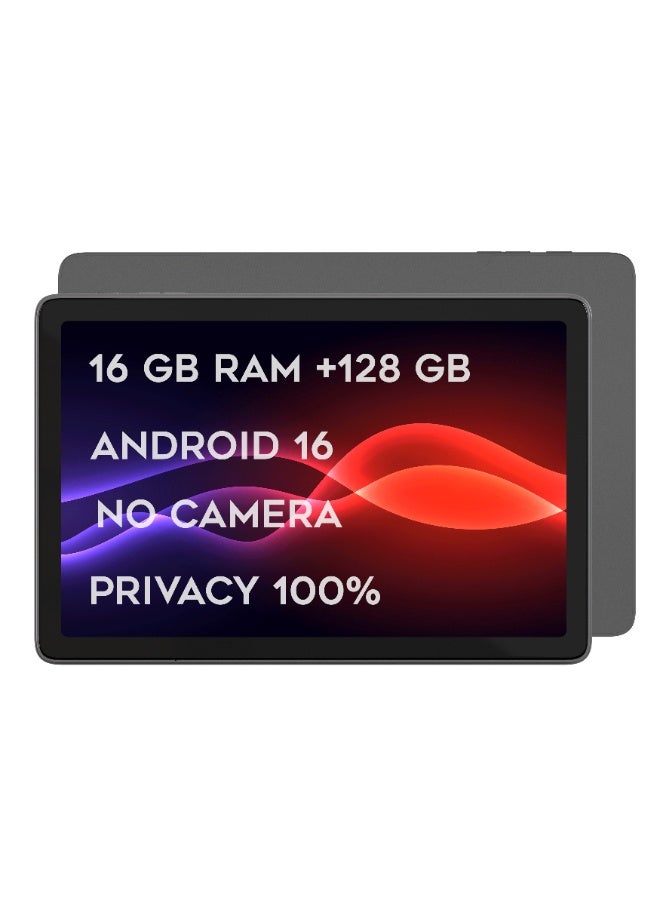 G-Tab T14 10.1-inch Non-Camera Security Tablet, 16GB RAM and 128GB Storage, Android 16, 4G Dual SIM, Octa-Core Processor, 5G WiFi, 5500mAh Battery – Camera-Free Privacy Tablet for Secure Workplaces