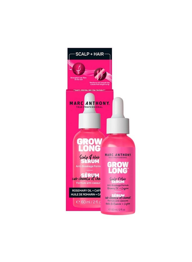 Marc Anthony Grow Long Scalp & Hair Serum - Anti-Breakage Formula Nourish, Strengthen & Hydrate Scalp & Hair Follicles - Natural Shine & Fuller-Looking Hair Strands from Root to Tip, 2 fl oz - Image 1