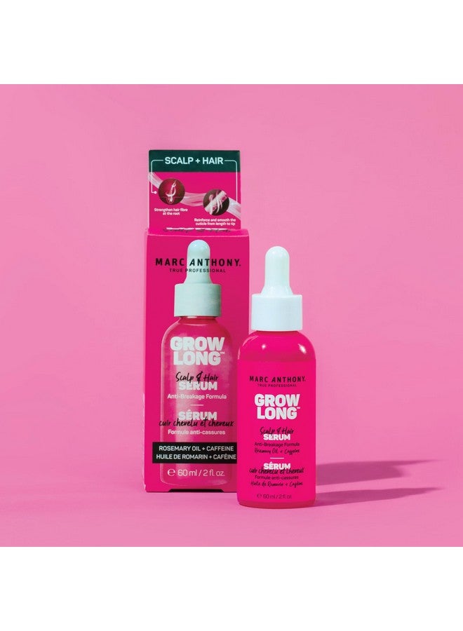 Marc Anthony Grow Long Scalp & Hair Serum - Anti-Breakage Formula Nourish, Strengthen & Hydrate Scalp & Hair Follicles - Natural Shine & Fuller-Looking Hair Strands from Root to Tip, 2 fl oz - Image 2