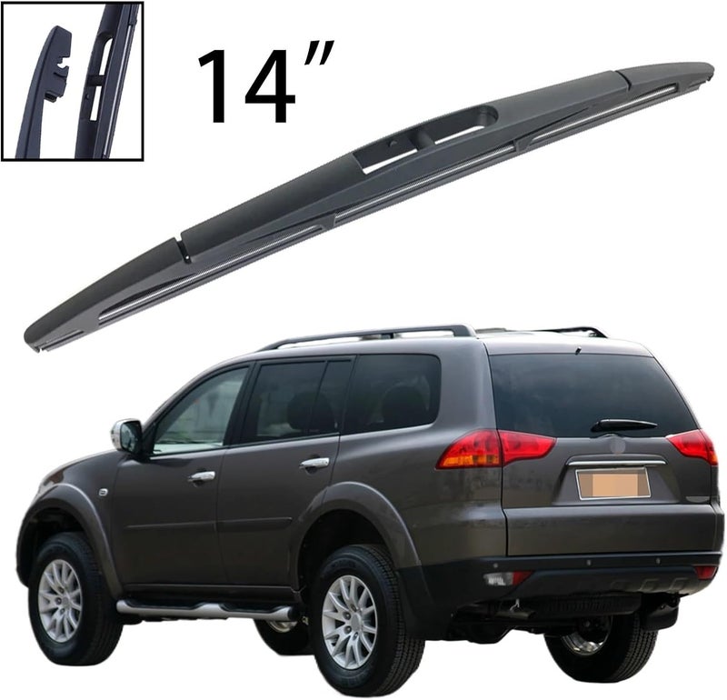 Wivplex 14" Rear Windshield Wiper Blade for Mitsubishi - Image 4