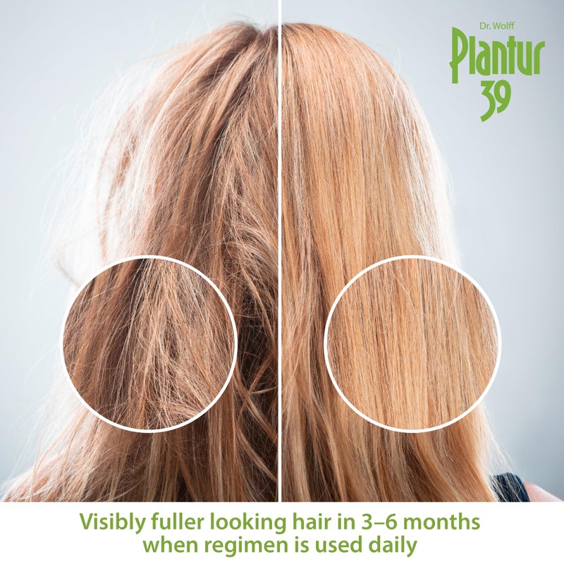 Plantur 39 Phyto-Caffeine Shampoo and Conditioner Set for Colored, Stressed Hair - 8.45 fl oz and 5.07 fl oz - Image 4