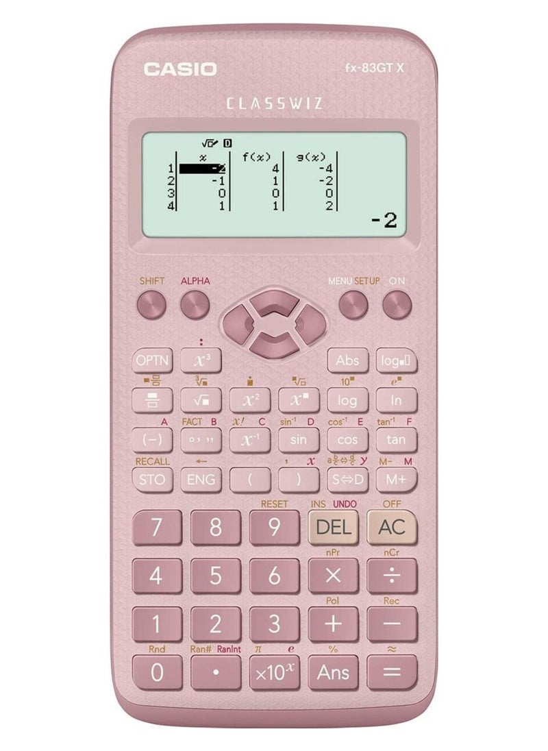 CASIO - Casio FX-83GTX Scientific Calculator, Pink - Image 1