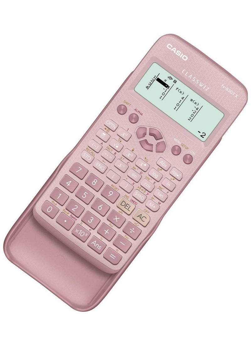CASIO - Casio FX-83GTX Scientific Calculator, Pink - Image 1